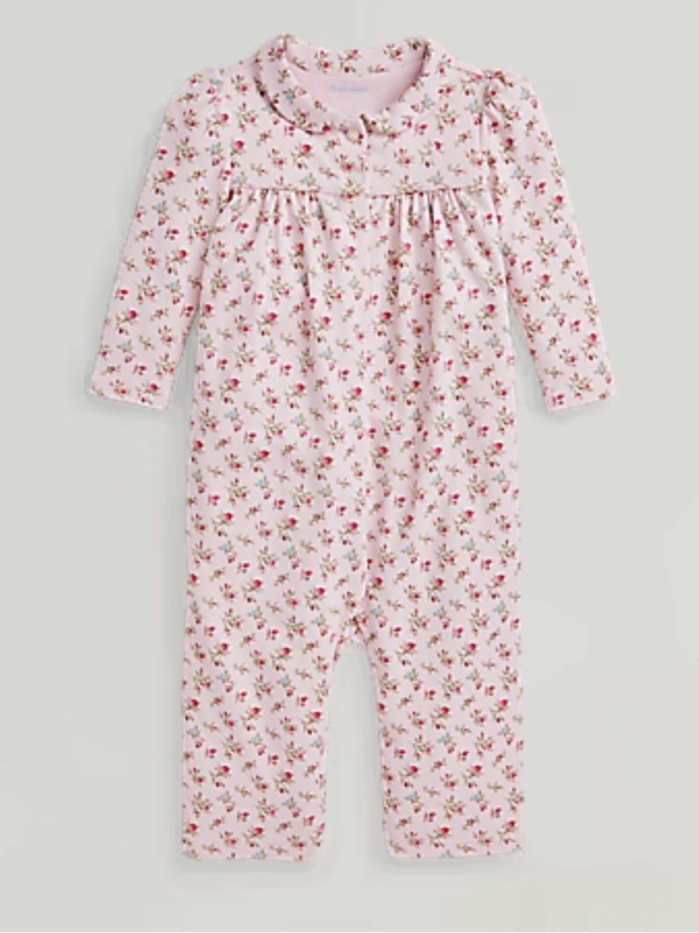 Polo Pink Floral One-Piece Romper